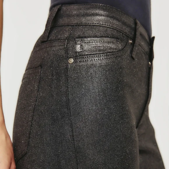 AG Adriano Goldschmied Charcoal High-Rise Skinny Jeans - Picture 3 of 9